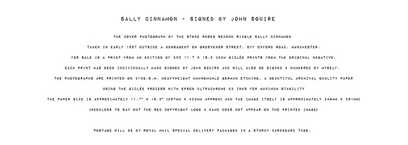 SALLY CINNAMON SIGNED  ZEN INFO