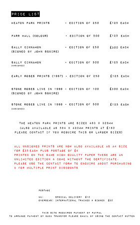 PRICE LIST -LATEST - updated JAN 24